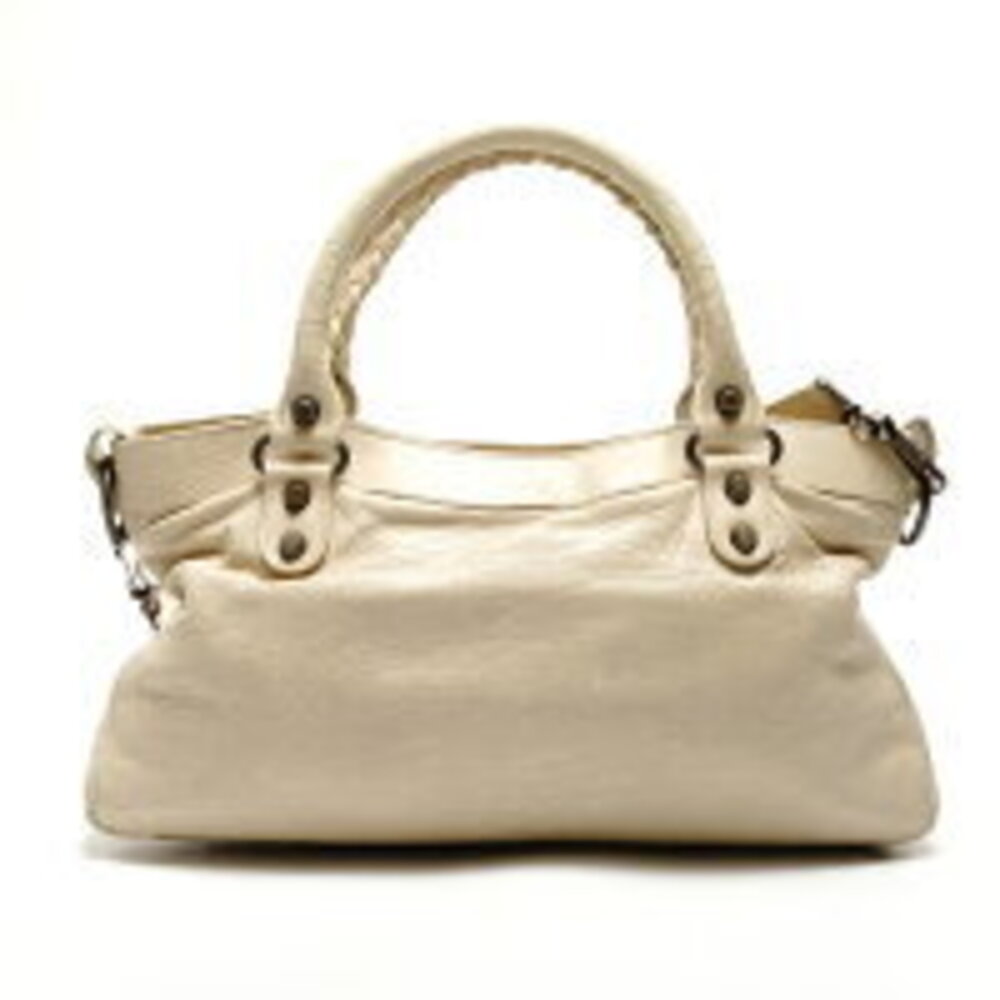 Balenciaga The First City Shoulder Bag Beige - Picture 2 of 13